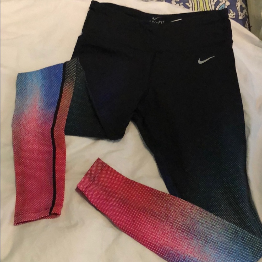 Nike Pro Galaxy running/yoga pants sz xs